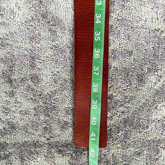 Michael Kors Wide Brown Leather Belt main image 4